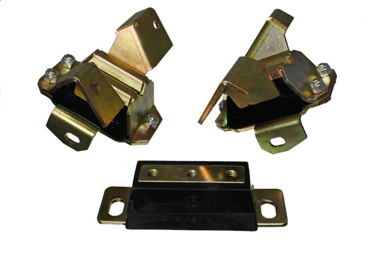 ES Trans Mounts - Black - Energy Suspension 68-72 Ford Mustang 5.0L (302) Black Motor & Transmission Mount Set