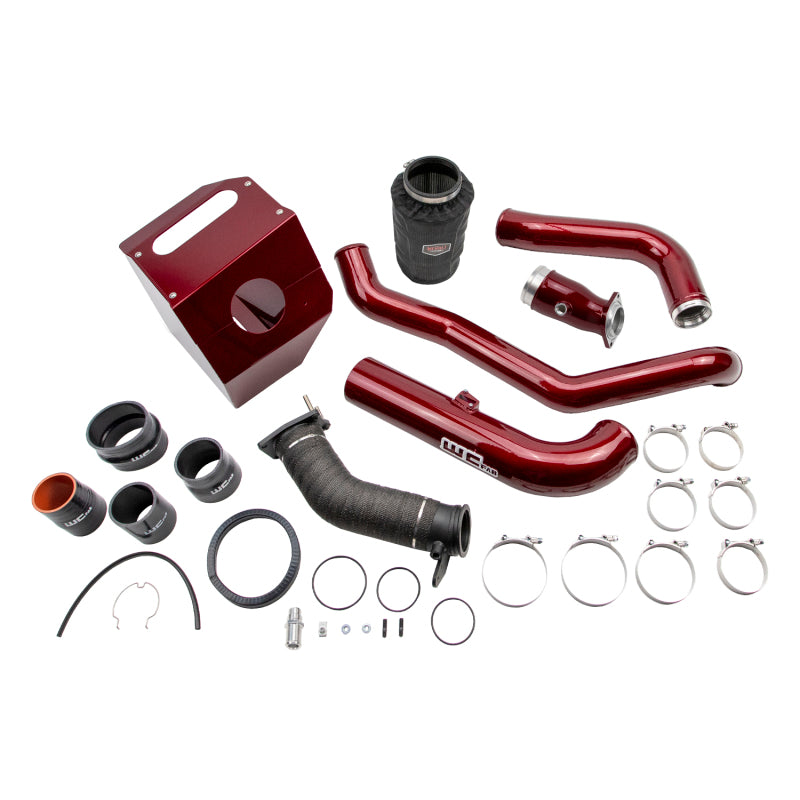 WCF Intake Bundle Kit - Wehrli 17-19 Chevrolet L5P Duramax High Flow Intake Bundle Kit - Red