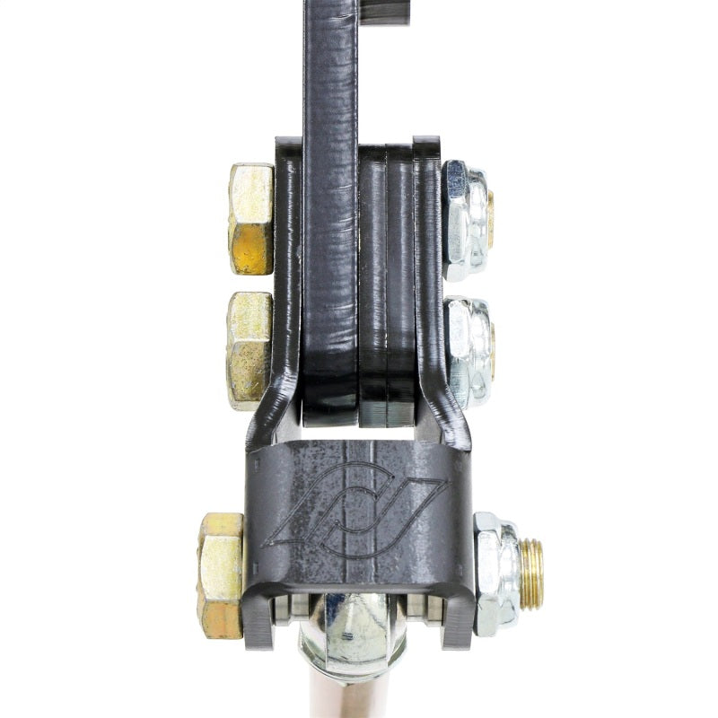 ROK Sway Bar Endlinks - RockJock Antirock Double Shear End Link Bracket Kit Arm Length Ext. 1.5in up to 1.25in Link Offset