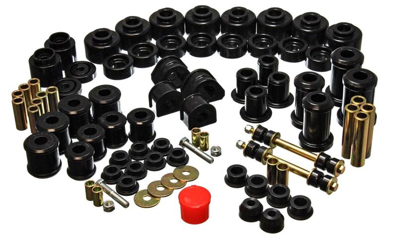 ES Hyper-Flex Sets - Black - Energy Suspension 97-01 Ford Expedition/Navigator 4WD Black Hyper-Flex Master Bushing Set