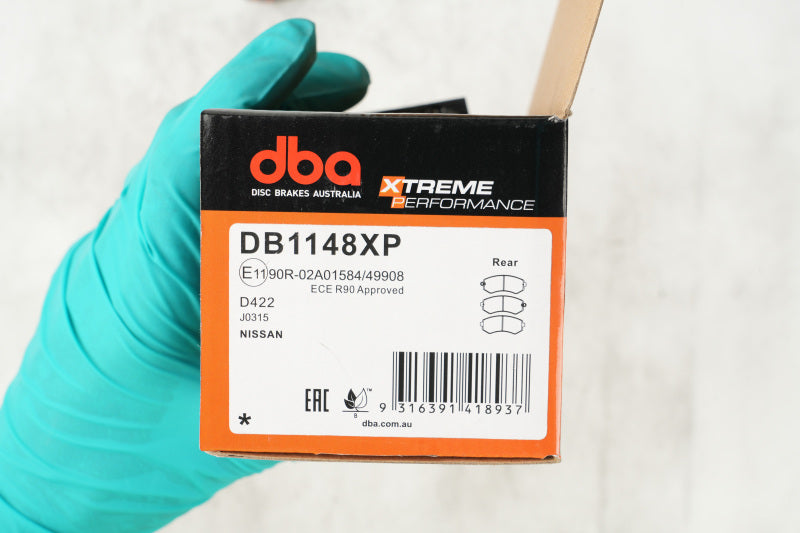 DBA XP Performance Brake Pads - DBA 90-96 Nissan 240SX w/ABS XP Performance Front Brake Pads