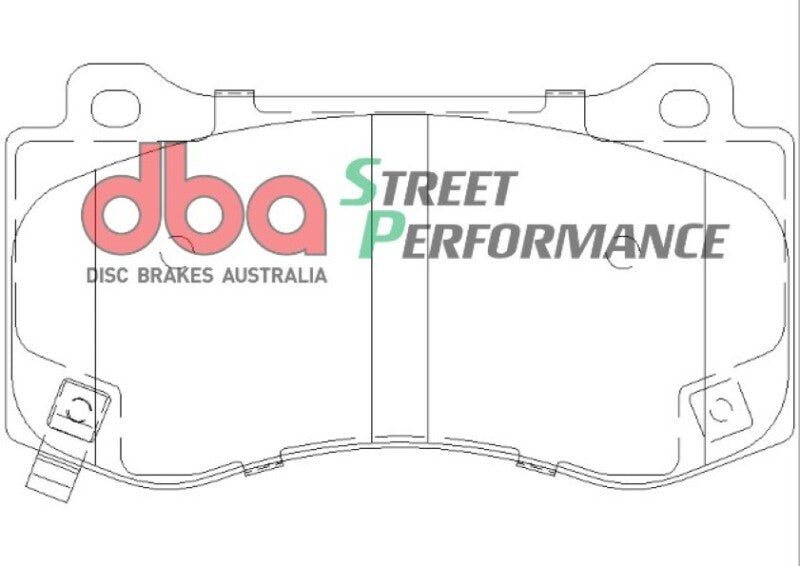 DBA SP500 Brake Pads - DBA 06-07 Dodge Magnum SRT8 / 06-09 Challenger SRT8 SP500 Front Brake Pads