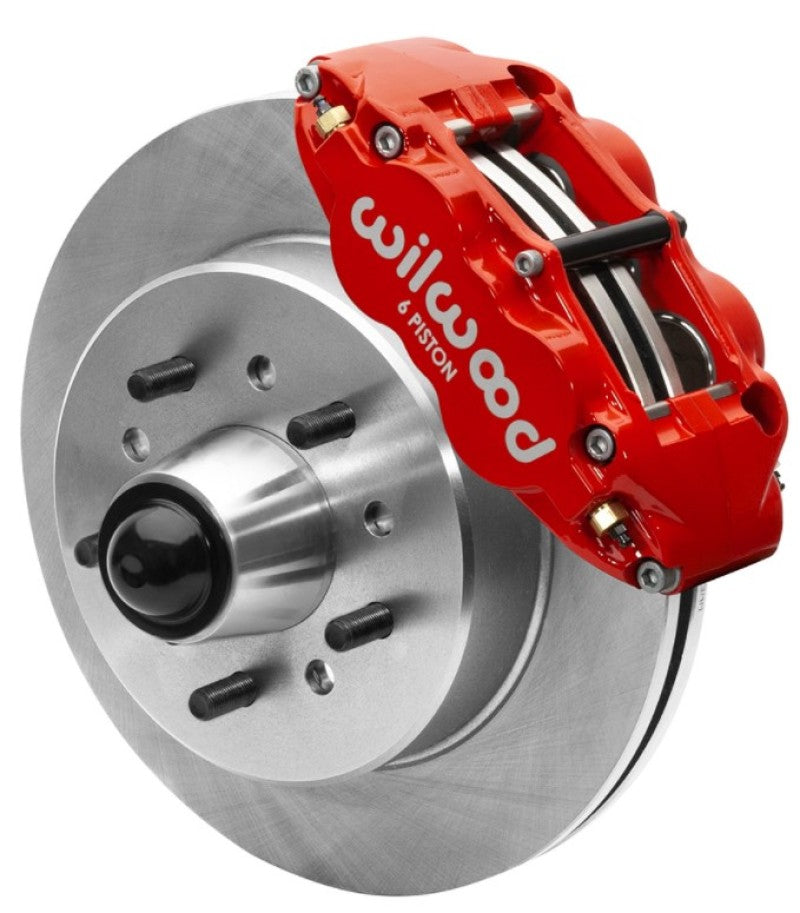 WIL Superlite Brake Kit - Wilwood Forged Narrow Superlite 6R Front Big Brake Kit 12.19in Rotors 88-98 C1500 - Red