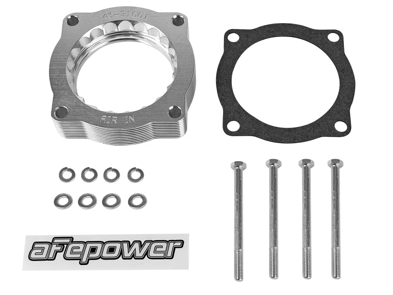 AFE Silver Bullet TBS CARB Approved - aFe Silver Bullet Throttle Body Spacer N62 Only BMW (E53) 04-09 5series (E60) 04-09 6series (E63/64)