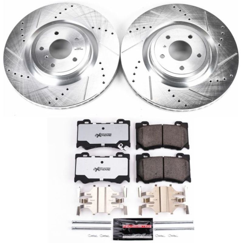 PSB Z26 Street Warrior Kit - Power Stop 09-13 Infiniti FX50 Front Z26 Street Warrior Brake Kit