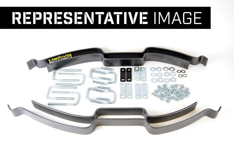 HWG Special Design Helper Kits - Hellwig 03-18 Ford E-450 SD Load Pro- To 3500lb Constant Rate Level LC Helper Spring w/11 Leaf Stack