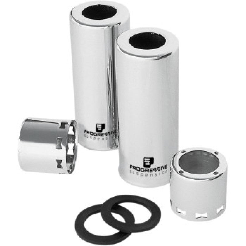 PGR Shock Covers - Progressive Shocks Covers Full Length (PR) - Chrome