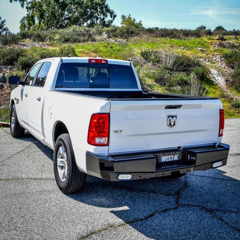 WES HDX Rear Bumpers - Westin 09-18 Ram 1500 HDX Bandit Rear Bumper - Black