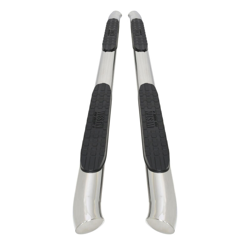 WES Nerf Bars - PRO TRAXX 4 - Westin 2005-2018 Toyota Tacoma Double Cab PRO TRAXX 4 Oval Nerf Step Bars - SS