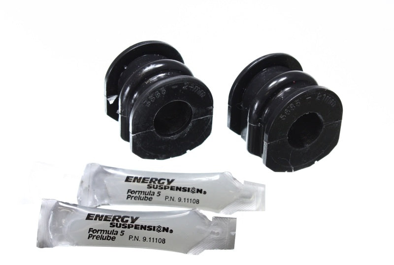 ES Sway Bar Bushings - Black - Energy Suspension 03-07 Infiniti G-35 Coupe RWD / 02-09 350Z Black 21mm Rear Sway Bar Frame Bushings