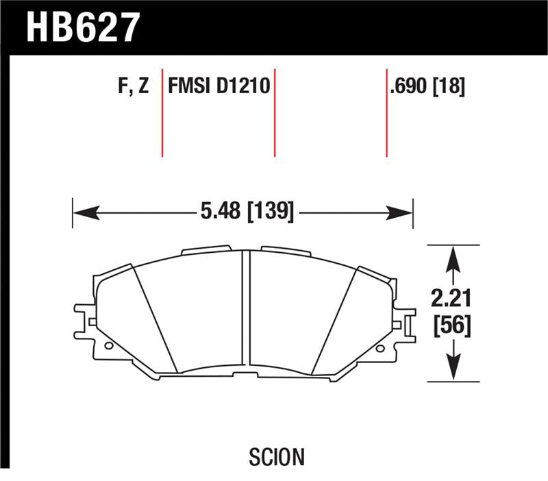 HAWK Ceramic Brake Pad Sets - Hawk Performance Ceramic Street Brake Pads