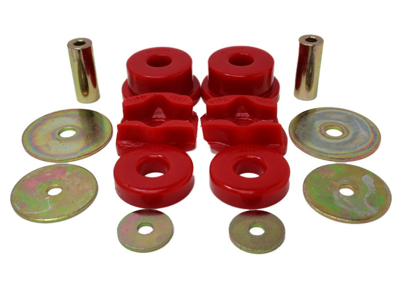ES Diff Bushings - Red - Energy Suspension 97-01 Honda CR-V (Auto Trans Only) 4WD Diff Mount Set - Red
