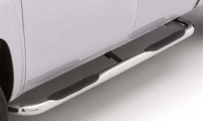 LND Nerf Bars - Polished - Lund 05-23 Nissan Frontier Crew Cab 3in. Round Bent SS Nerf Bars - Polished
