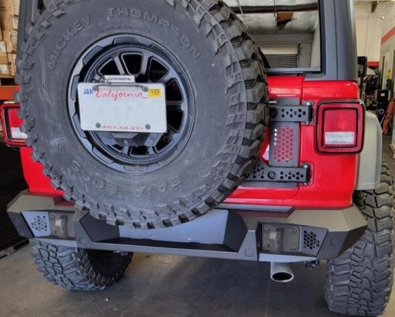 GOR Trailine Bumper - Go Rhino 2018+ Jeep Wrangler JL/JLU Trailline Full Width Rear Bumper