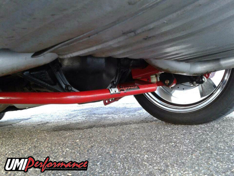 UMI Sway Bars - UMI Performance 64-72 GM A-Body 1in Tubular Rear Sway Bar Chassis Mounted