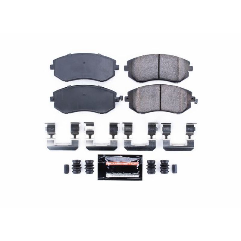 PSB Z23 Evolution Brake Pads - Power Stop 05-06 Saab 9-2X Front Z23 Evolution Sport Brake Pads w/Hardware