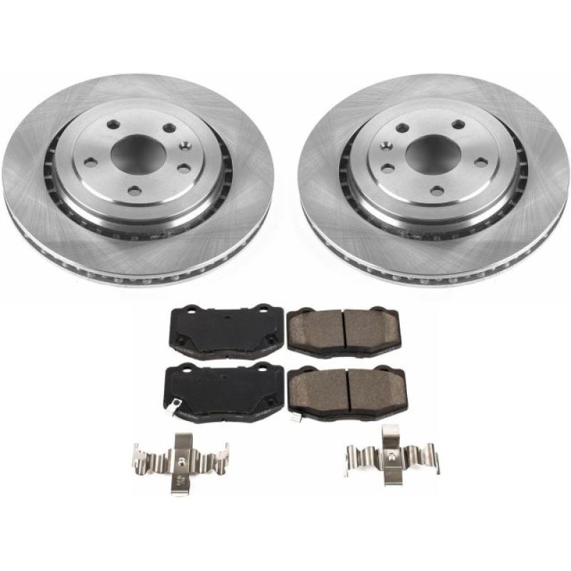 PSB Autospecialty Kit - Power Stop 16-18 Cadillac ATS Rear Autospecialty Brake Kit