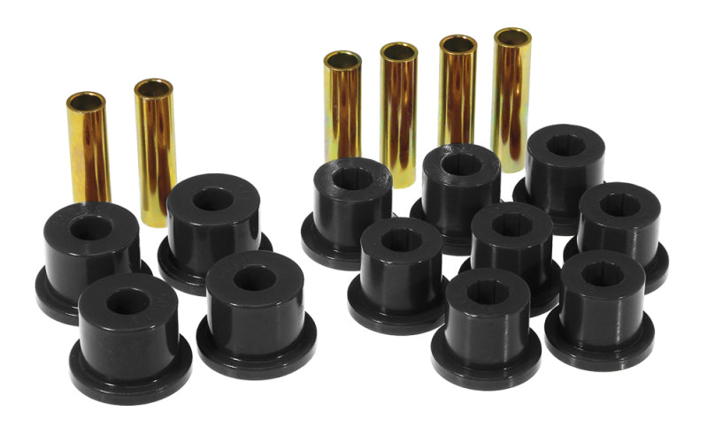 PRO Spring/Shackle Bush- Blk - Prothane 73-87 GM Rear Spring & Shackle Bushings (w/ 1.5in Bushings) - Black