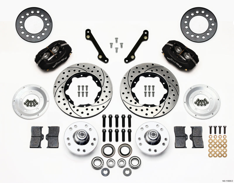 WIL Dynalite Brake Kit - Wilwood Forged Dynalite Front Kit 11.00in Drilled 79-81 Camaro