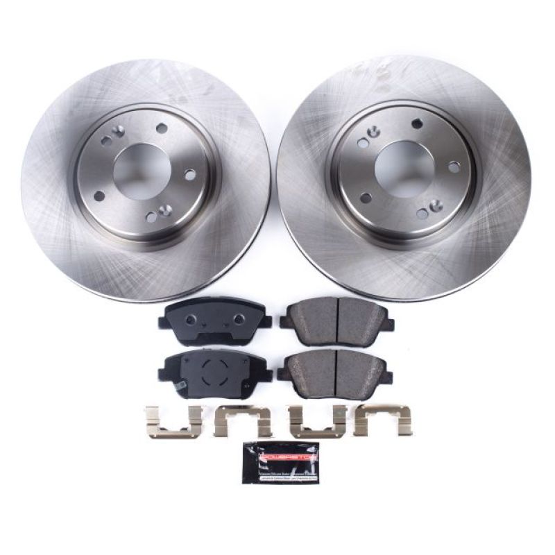 PSB Autospecialty Kit - Power Stop 10-15 Hyundai Sonata Front Autospecialty Brake Kit