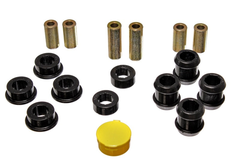 ES Cntrl Arm Bushings - Black - Energy Suspension 88-91 Honda Civic/CRX Black Front Control Arm Bushing Set