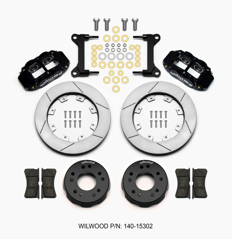 WIL Superlite Brake Kit - Wilwood Narrow Superlite 6R Front Kit 12.19in 63-87 C10 w/ Wilwood Pro Spindles