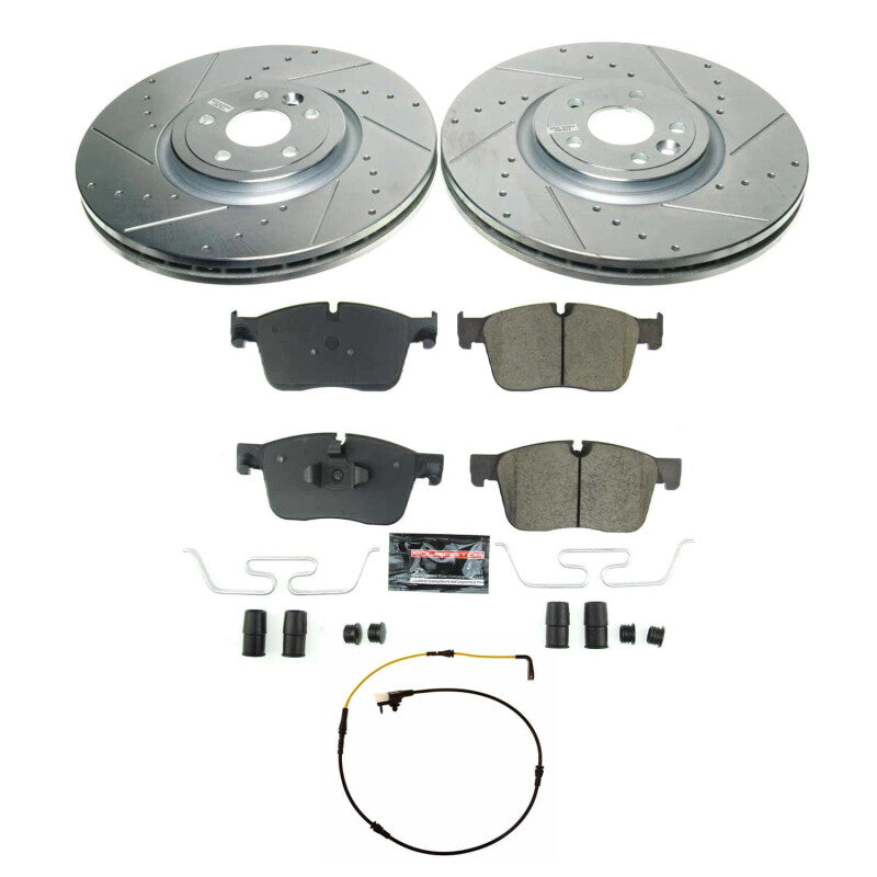 PSB Z23 Evolution Kit - Power Stop 18-20 Land Rover Range Rover Velar Front Z23 Evolution Brake Kit