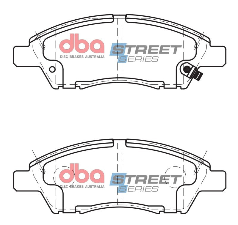 DBA Street Series Brake Pads - DBA 12-19 Nissan Versa Street Series Front Brake Pads