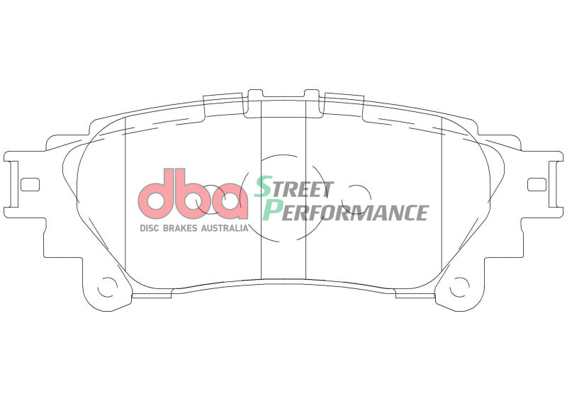 DBA SP Performance Brake Pads - DBA 16-18 Lexus GS200t (Excl F Sport) Rear SP Performance Brake Pads