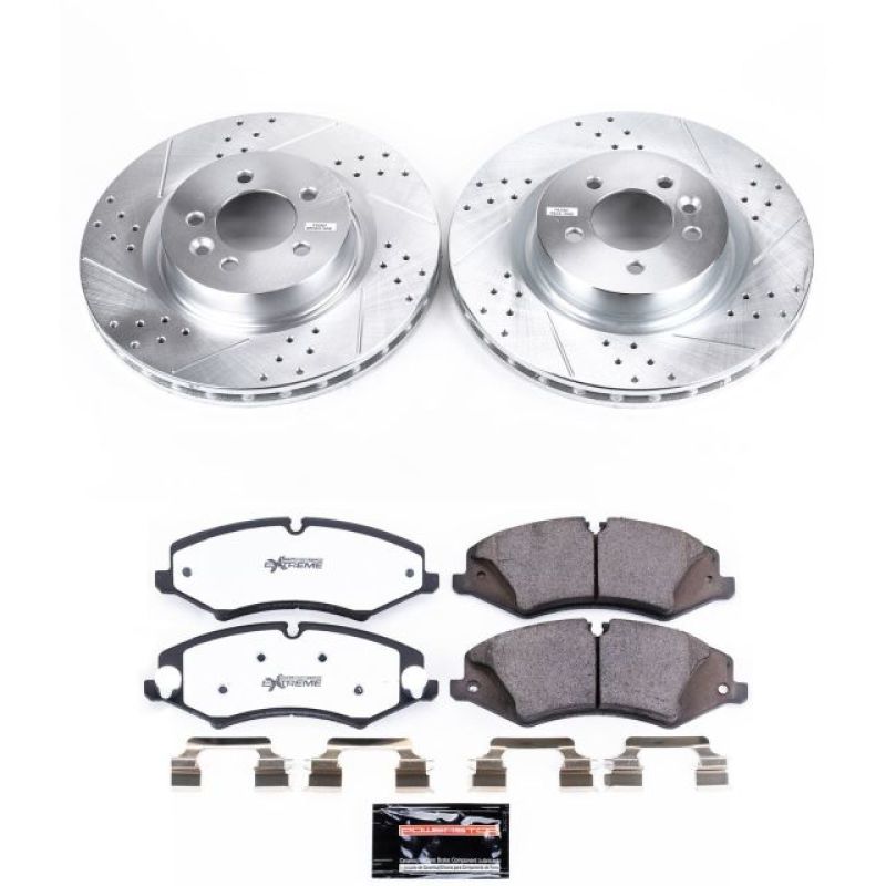 PSB Z36 Truck & Tow Kit - Power Stop 2017 Land Rover Discovery Front Z36 Truck & Tow Brake Kit