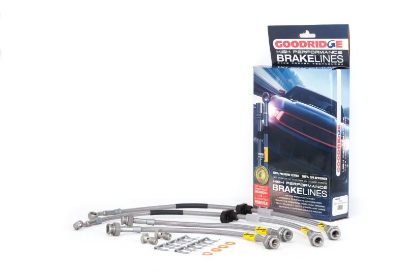GR G-Stop Brake Line Kits - Goodridge 96-00 Honda Civic LX/EX w/ LG Front Rotors Brake Lines