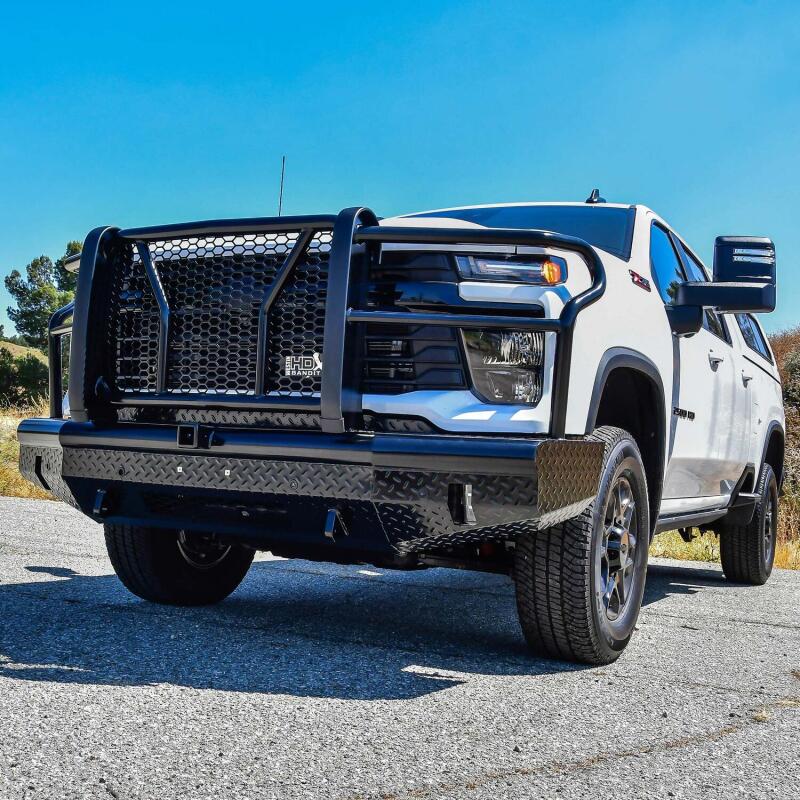 WES HDX Front Bumpers - Westin 2025 Chevrolet Silverado 2500/3500 HDX Bandit Front Bumper - Black