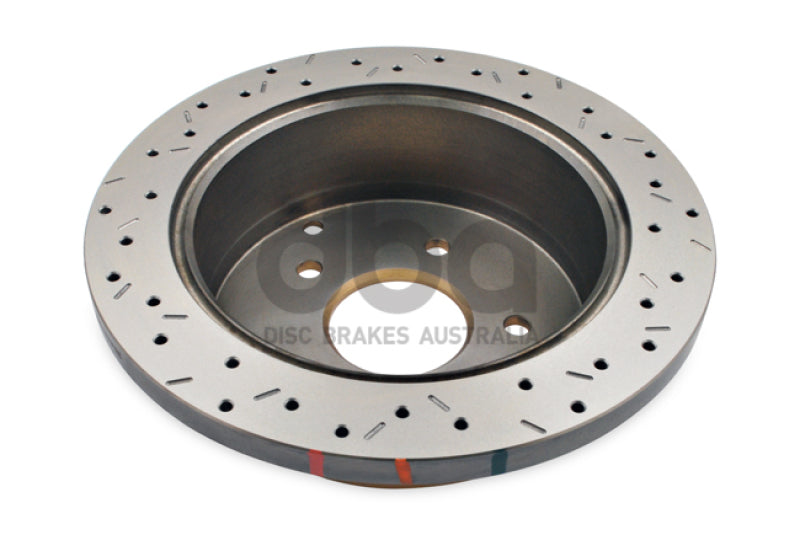 DBA 4000 Slot&Drill Rotors - DBA 2004 Pontiac GTO 4000 Series Drilled and Slotted Rear Rotor