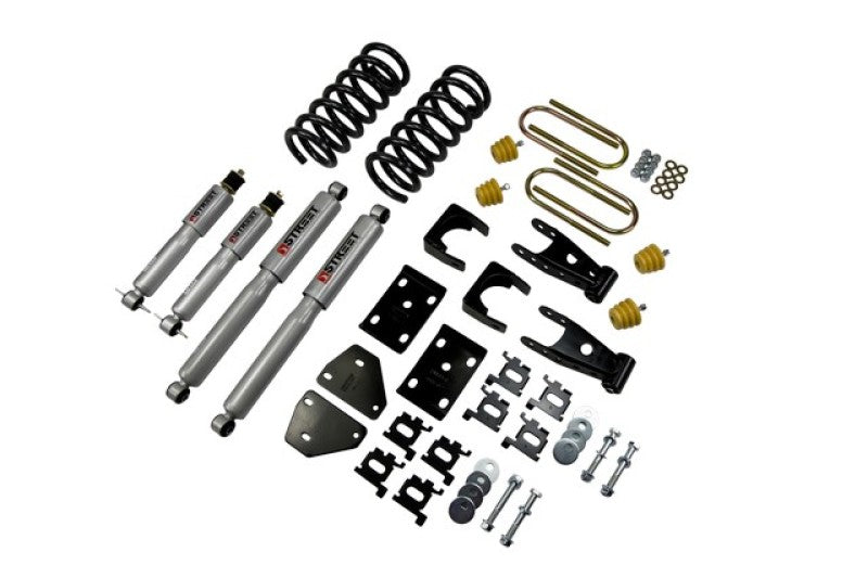 BT Lower Kit w SP Shocks - Belltech LOWERING KIT WITH SP SHOCKS