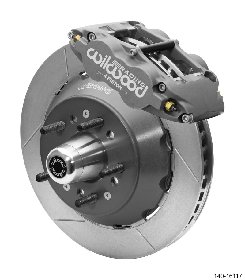 WIL Superlite Brake Kit - Wilwood 82-92 Camaro Forged Superlite 4R Road Race Front Big Brake Kit 12.19in Rotor w/ Lines