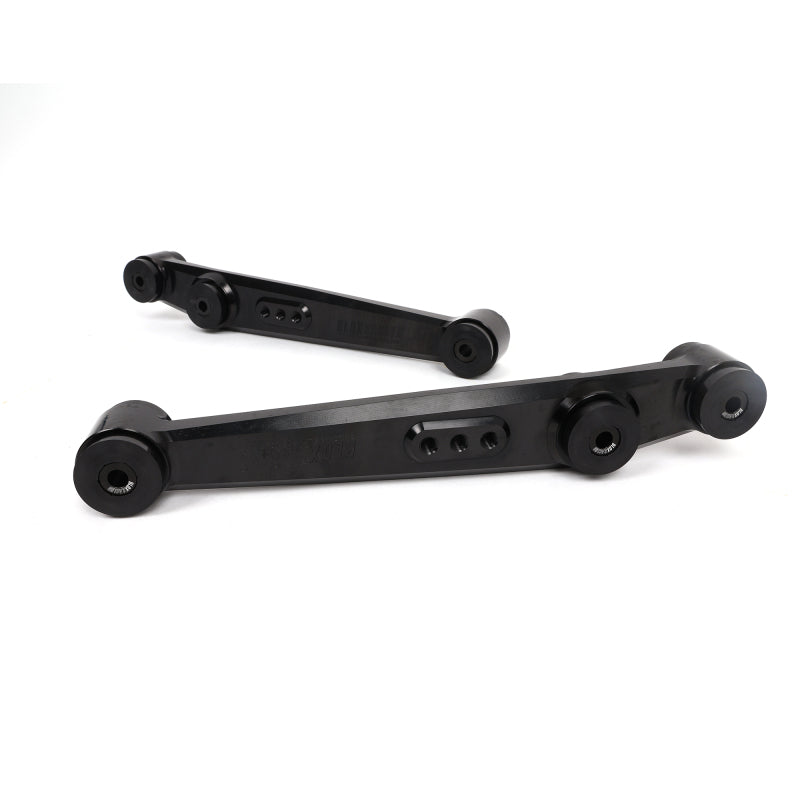 BX Lower Control Arms - BLOX Racing 90-01 Integra, 89-95 Civic, CRX, Del Sol V2 Billet Rear LCA Poly Bushings - Black