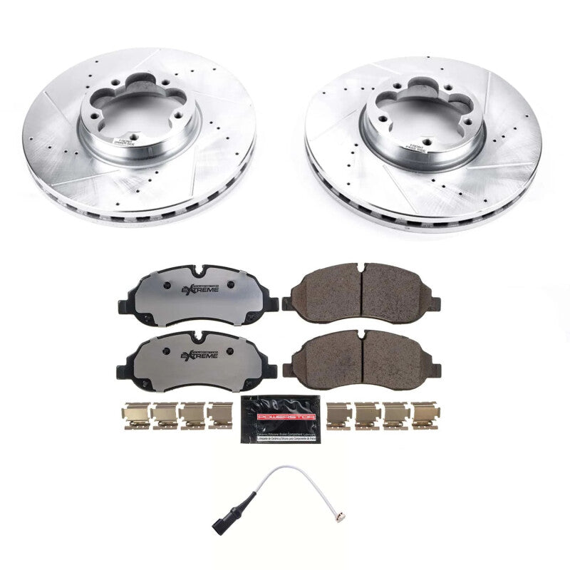 PSB Z36 Truck & Tow Kit - Power Stop 20-22 Ford Transit-350 HD Front Z36 Truck & Tow Brake Kit