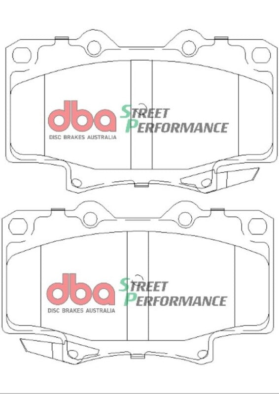 DBA SP500 Brake Pads - DBA 91-96 Toyota Land Cruiser SP500 Front Brake Pads