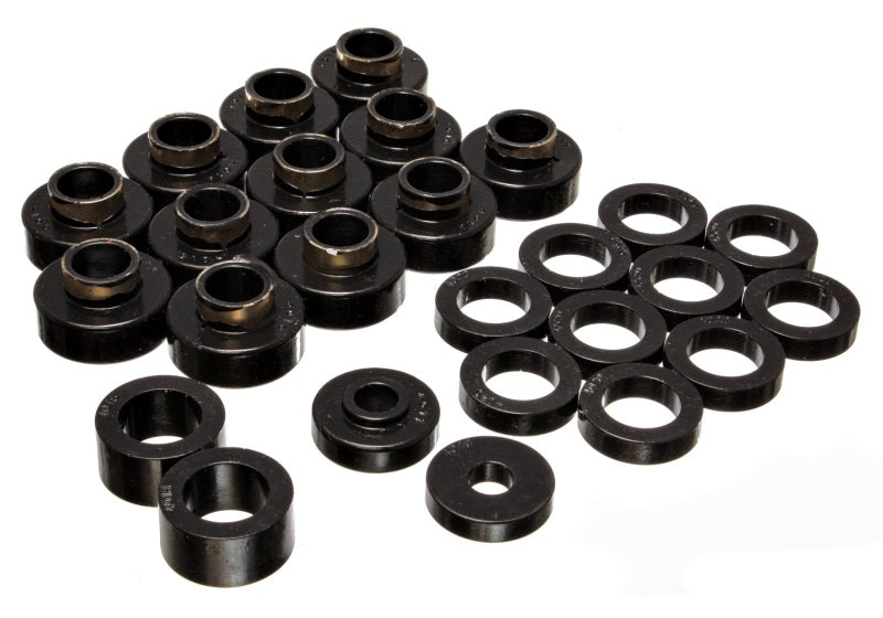ES Body Mounts - Black - Energy Suspension CJ-8 Scrambler Body Mount - Black