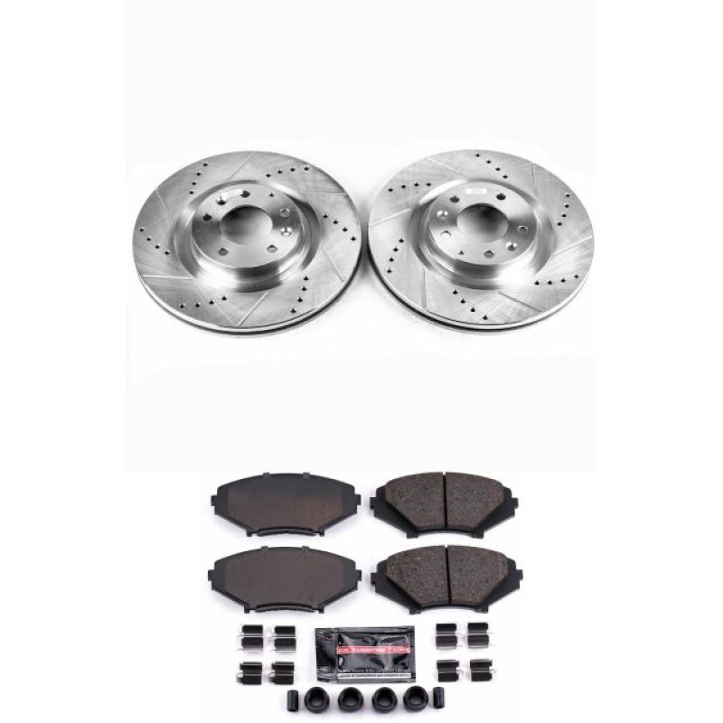PSB Z23 Evolution Kit - Power Stop 04-11 Mazda RX-8 Front Z23 Evolution Sport Brake Kit