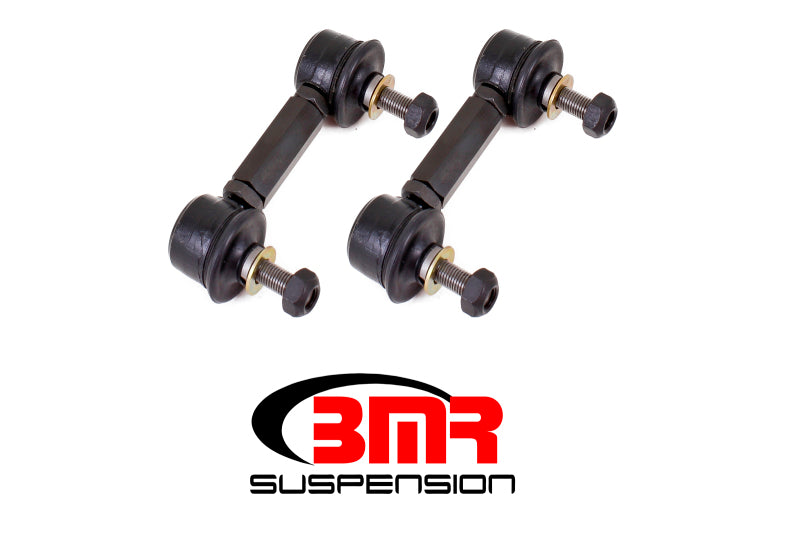 BMR End Links - BMR 10-11 5th Gen Camaro Rear Sway Bar End Link Kit - Black