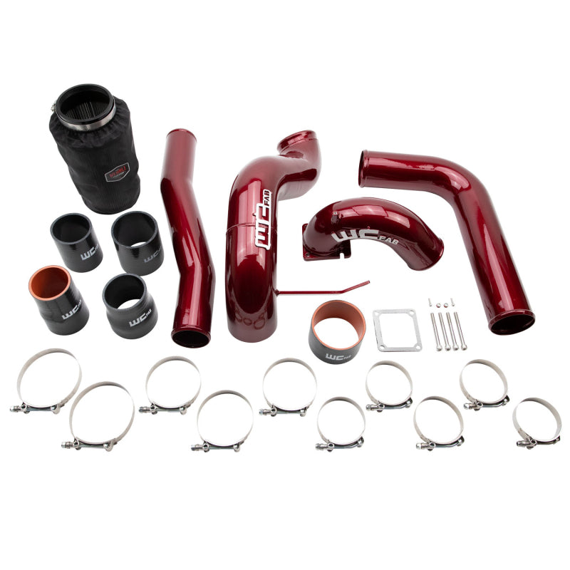 WCF Intake Bundle Kit - Wehrli 03-07 Dodge 5.9L Cummins High Flow Intake Bundle Kit - Illusion Blueberry