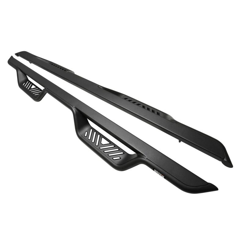 WES Nerf Bars - Outlaw - Westin 19-22 Chevrolet Silverado / GMC Sierra Crew Cab Outlaw Nerf Step Bars - Textured Black