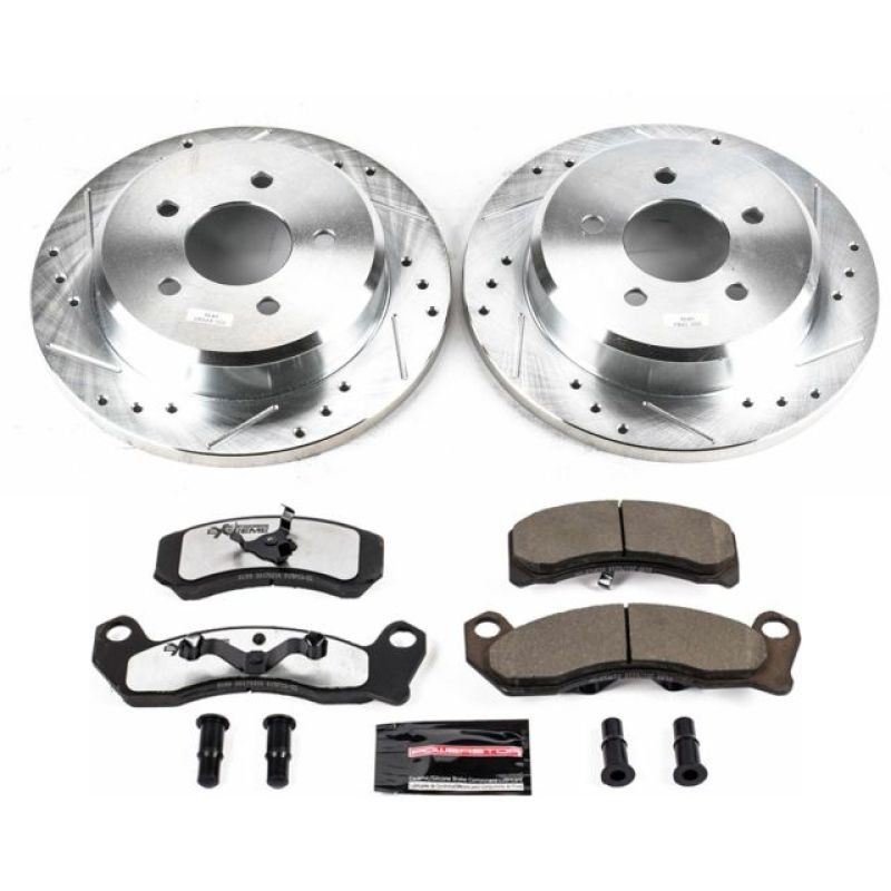 PSB Z26 Street Warrior Kit - Power Stop 1993 Ford Mustang Front Z26 Street Warrior Brake Kit