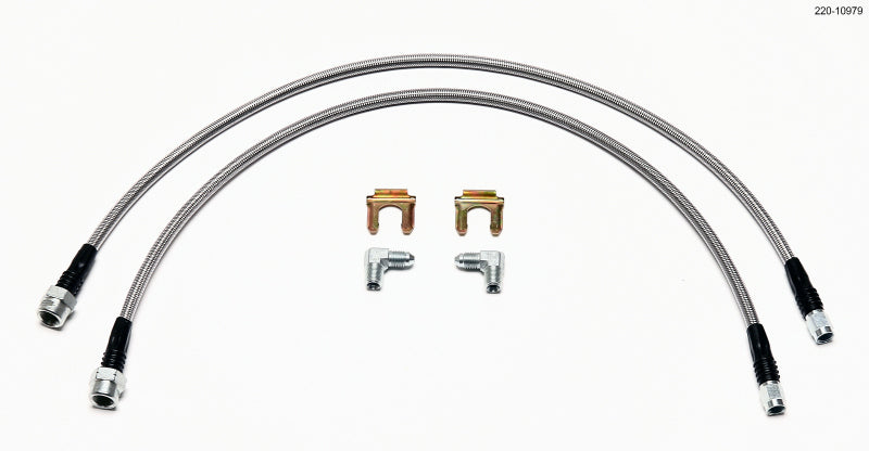 WIL Flexline Brake Hose - Wilwood Flexline Kit 2007-2011 1500 / 2500 GM Front 14.25in Kit