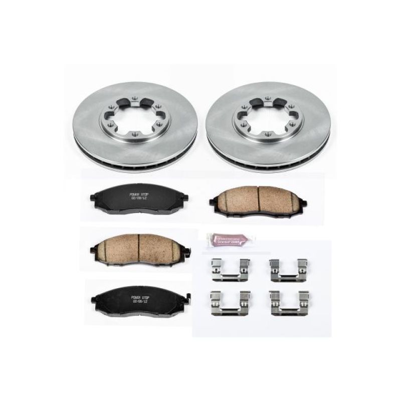 PSB Autospecialty Kit - Power Stop 03-04 Nissan Frontier Front Autospecialty Brake Kit