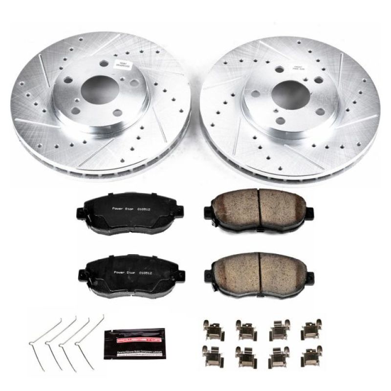 PSB Z23 Evolution Kit - Power Stop 93-05 Lexus GS300 Front Z23 Evolution Sport Brake Kit