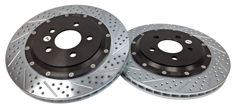 BAE Eradispeed Rotors - Baer Brakes 15-23 Ford Mustang GT/EcoBoost w/ Perf. Pac. Eradispeed+ Rear 2pc SDZ Perf. Brake Rotors