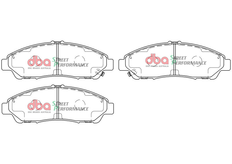 DBA SP Performance Brake Pads - DBA 09-22 Honda Pilot SP Performance Front Brake Pads