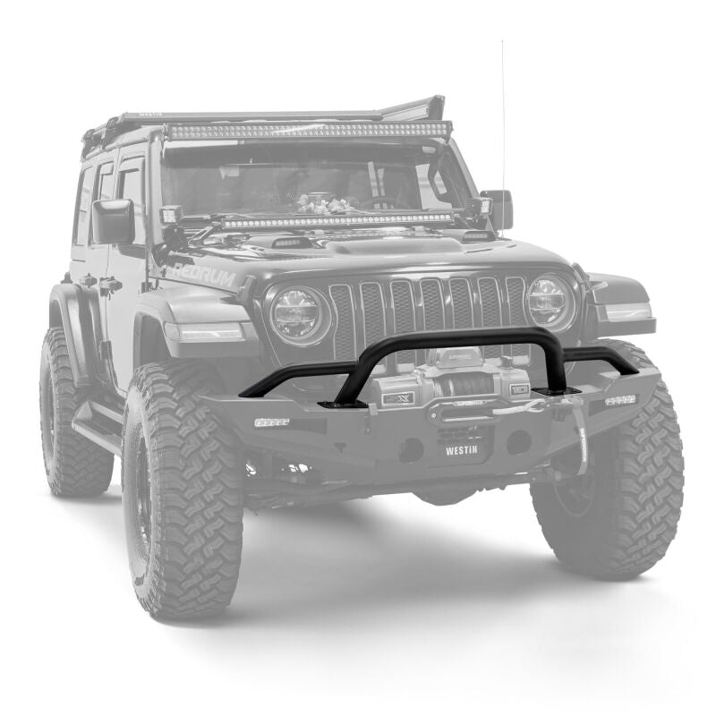 WES Bull Bars - XTS - Westin 20-25 Jeep Gladiator / 18-25 Wrangler JL XTS Round Bull Bar - Tex. Blk